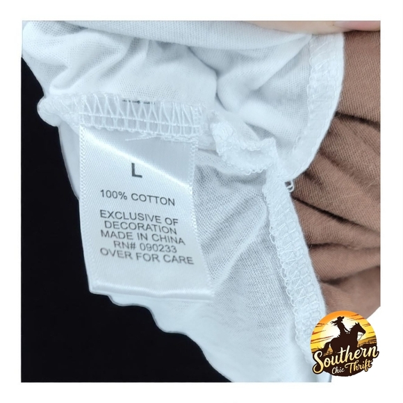 PACSUN - Large Rust & White Distresses Sleeveless Tank TOP - Picture 4 of 6